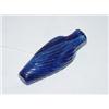 Image 1 : RARE 3 3/8" COBALT & WHITE MARBLIZED SANDWICH GLASS SCENT BOTTLE