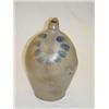 Image 1 : 2 GAL OVOID JUG C. CROLIUS MANUFACTURERS ENCIRCLED BY COBALT HIGHLIGHTS, BASE RIM NICKS & SEVERAL DI
