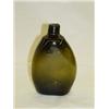 Image 1 : 5 1/4" NEW ENGLAND PITKIN FLASK, OLIVE GREEN W/ OPEN PONTIL