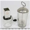 Image 1 : LOT OF VINTAGE NUT WHEAT CHOPPER AND 1920'S EGG OR