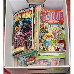 BOX OF VINTAGE COMICS