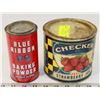 Image 1 : LOT OF 2 VINTAGE CANS