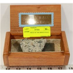 BOXED PIECE OF THE BERLIN WALL