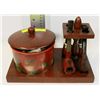 Image 1 : ANTIQUE TOBACCO HOLDER  AND PIPES