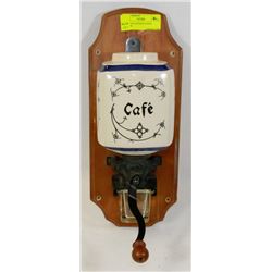 EUROPEAN ANTIQUE COFFEE GRINDER