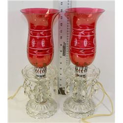 PAIR OF ANTIQUE LAMP