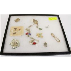 LOT OF ASSORTED ANTIQUE JEWELRY