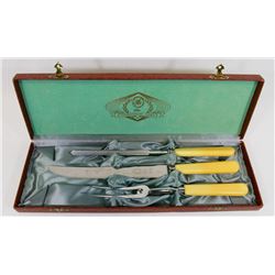 VINTAGE MADE IN ENGLAND CARVING SET