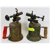 Image 1 : A PAIR OF ANTIQUE BLOW TORCHES – BUTLER AND