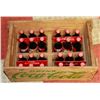 Image 1 : VINTAGE COKE CRATE FULL OF YEAR 1999 COKE BOTTLES