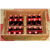 Image 1 : VINTAGE COKE CRATE FULL OF YEAR 1999 COKE BOTTLES