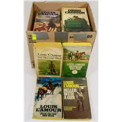 BOX OF SOFT COVER WESTERN BOOKS