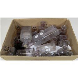 COLLECTION OF VINTAGE GLASS BOTTLES