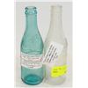Image 1 : LOT OF TWO ANTIQUE COCA COLA BOTTLES