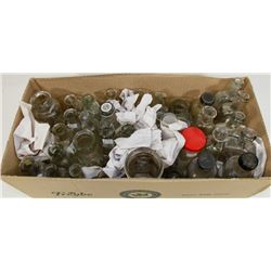 COLLECTION OF VINTAGE GLASS BOTTLES