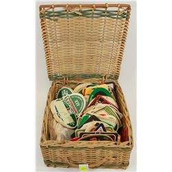 COLLECTION OF VINTAGE BEER COASTERS