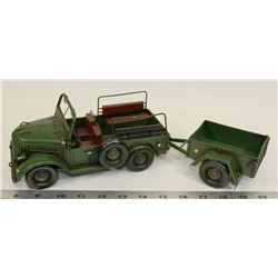 NEW HEAVY  METAL ARMY GREEN OLD TRUCK WITH