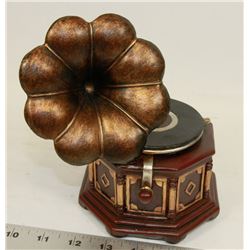 NEW GRAMOPHONE ANTIQUE LOOKING PIGGY