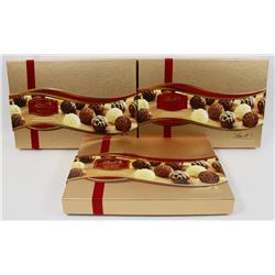 THREE BOXES OF LINDT GOURMET TRUFFLES (208G EA)