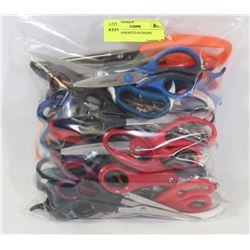 BAG OF ASSORTED SCISSORS