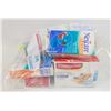 Image 1 : BAG OF ASSORTED ADHESIVE BANDAGES AND MORE