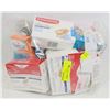 Image 1 : BAG OF ASSORTED ADHESIVE BANDAGES AND MORE