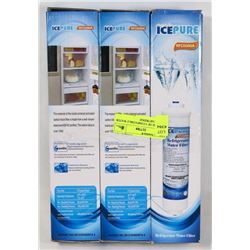 PACKAGE OF 3 COMPATIBLE WATER FILTER CARTRIDGE