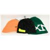 Image 1 : LOT OF 3 NIXON BEANIES INCL REGAIN ORANGE HEATHER