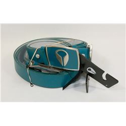 LOT OF 3 NIXON ENAMEL ICON BELT BLUE MEDIUM