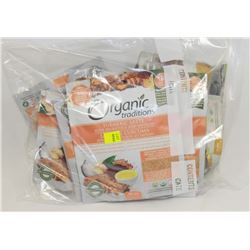 BAG OF ASSORTED ORGANIC TRADITIONS DRINK MIXES