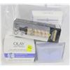 Image 1 : LOT WITH 3 PACKS OF OLAY DAILY FACIALS, AND 1