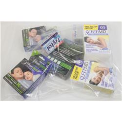 BAG OF SLEEPING AIDS AND SNORING AIDS