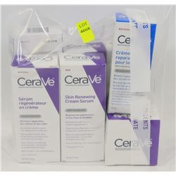 BAG OF ASSORTED CERVE SKIN CREAMS