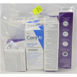 BAG OF ASSORTED CERVE SKIN CREAMS