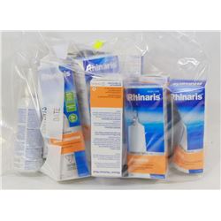 BAG OF ASSORTED NASAL GELS AND MORE