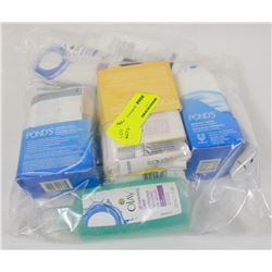BUNDLE OF ASSORTED CLEANING WIPES, TONER,