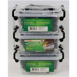 3 TUBS OF SYLVANIA LED SYNCHRONIZED LIGHTS