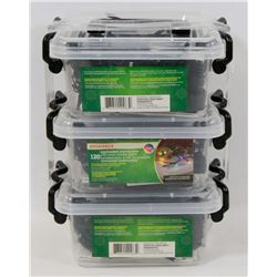 3 TUBS OF SYLVANIA LED SYNCHRONIZED LIGHTS