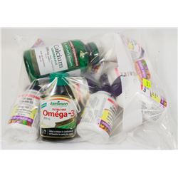 LARGE BAG OF ASSORTED VITAMINS AND SUPPLEMENTS