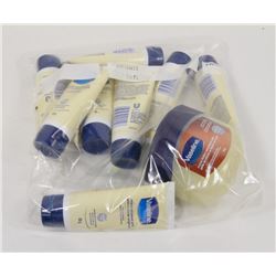 BAG OF ASSORTED VASELINE PETROLEUM JELLY