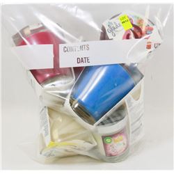 BAG OF ASSORTED GLADE SCENTED CANDLES