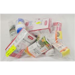 BAG OF ASSORTED MULTIVITAMINS AND SUPPLEMENTS