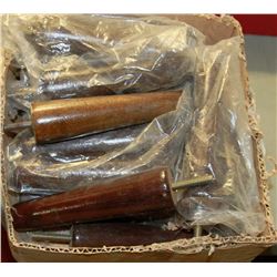 BOX OF NEW FURNITURE LEGS
