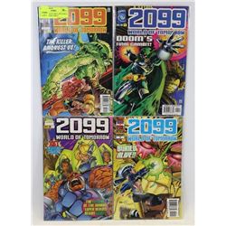 LOT OF 4 COLLECTIBLE 2099 WORLD OF TOMORROW COMICS