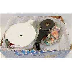 LOT OF 2 GLASS COFFEE POTS