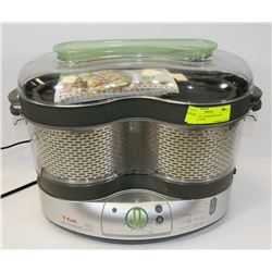 T-FAL DUAL CANISTER STEAM COOKER-1400W