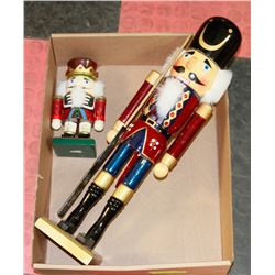 BOX OF WOODEN NUTCRACKERS