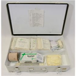 RETRO FIRST AID KIT WITH CONTENTS