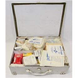RETRO FIRST AID KIT WITH CONTENTS