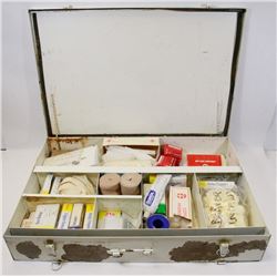 RETRO FIRST AID KIT WITH CONTENTS